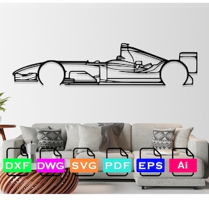 Race Cars Laser Cut Dxf Files, Vector Files, Laser cutting Files, DXF Dwg Ai SVG Pdf EPS Files, Digital Files