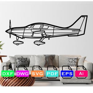 Cessna 400 Airplane Laser Cut Dxf Files, Vector Files, Laser cutting Files, DXF Dwg Ai SVG Pdf EPS Files, Digital Files