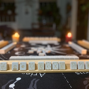 The Oracle Mah Jongg Set of Tiles - NMJL Standard, Modern, Laser-Etched, 160 Standard-Sized Tiles