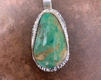 Sterling Silver Variscite Pendant