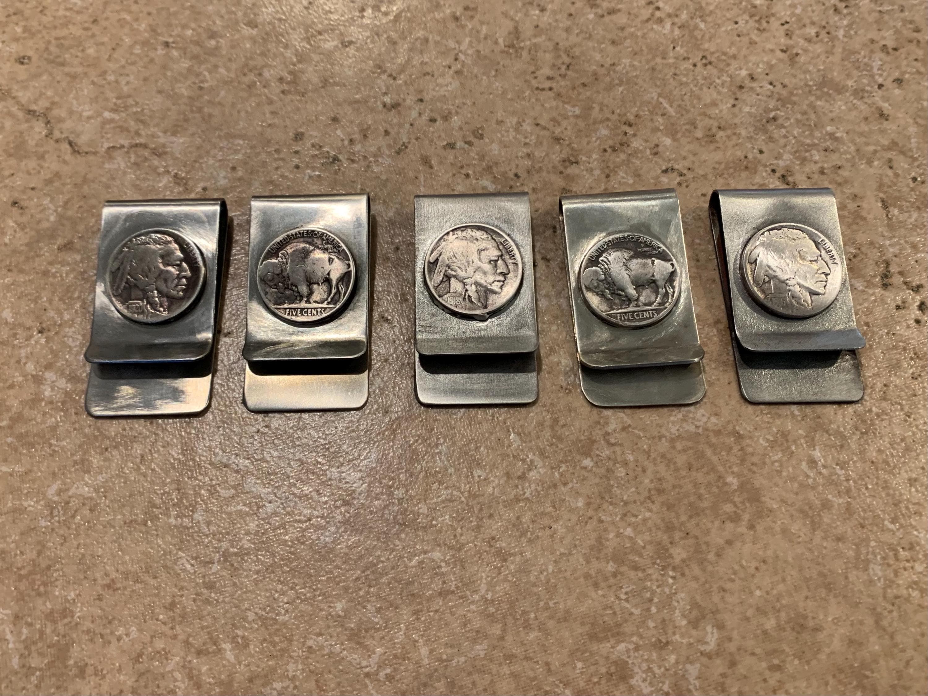 Money Clip With Coin Pocket - Etsy