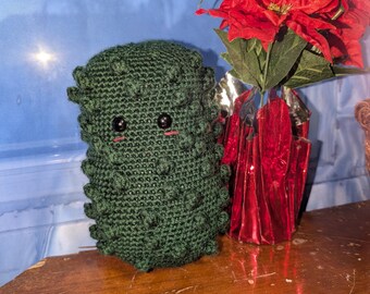 Crochet Emotional Support Pickle ***Pattern Only***