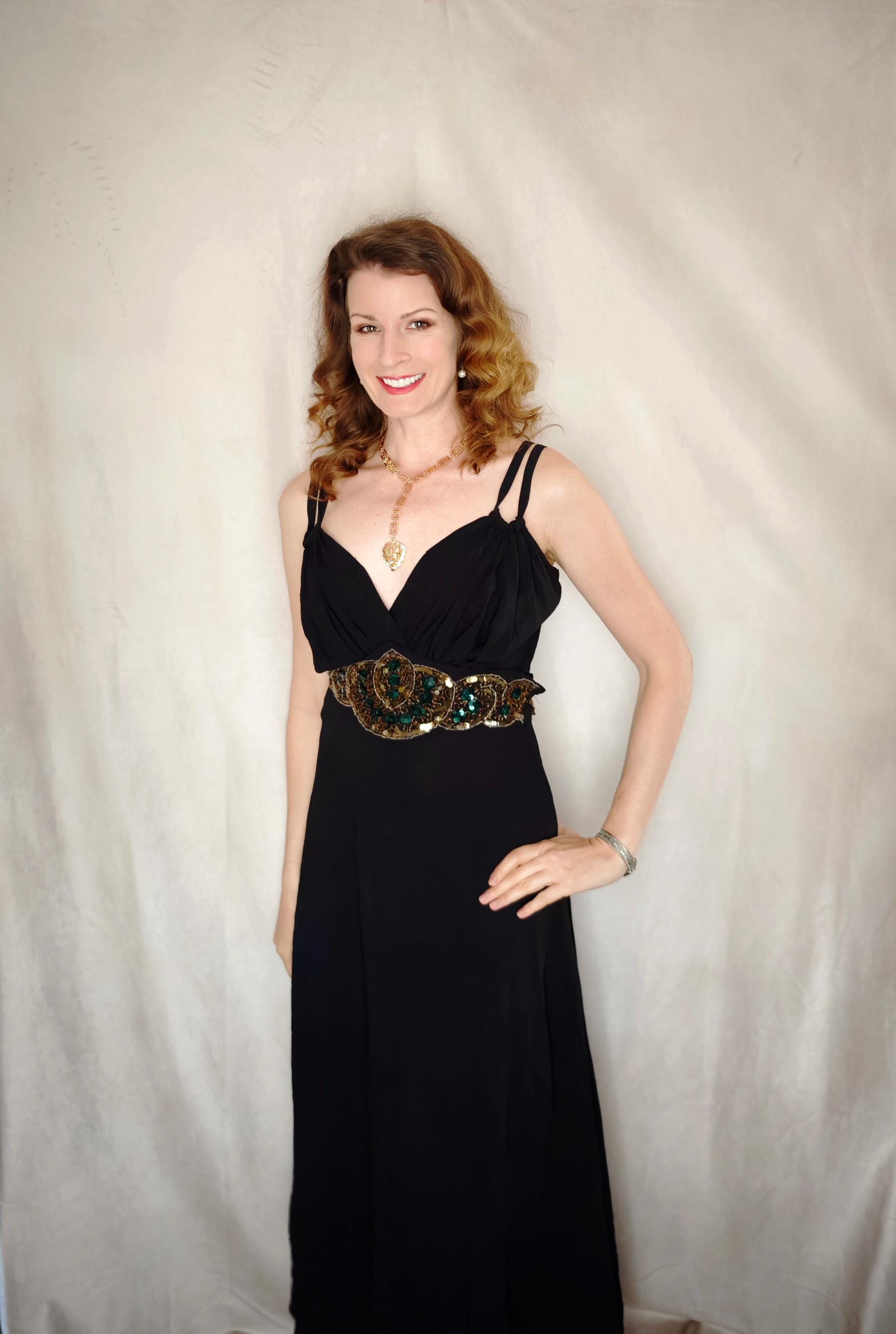 40s Black Dress - Etsy 40s Black Dress - Etsy