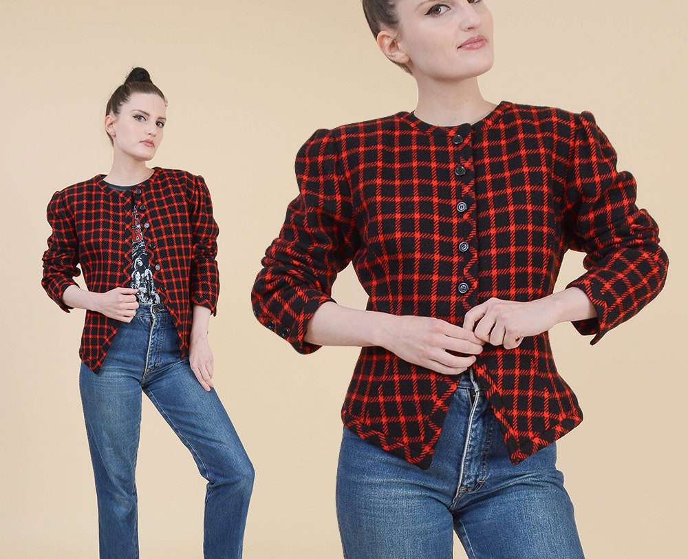 Emanuel Ungaro Plaid ロングマント il_fullxfull.1665565303_jyed.jpg