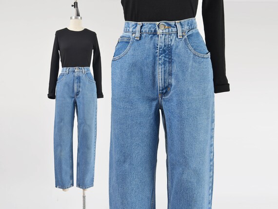 Geoffrey Beene Jeans 90s Vintage High Waisted Tap… - image 1