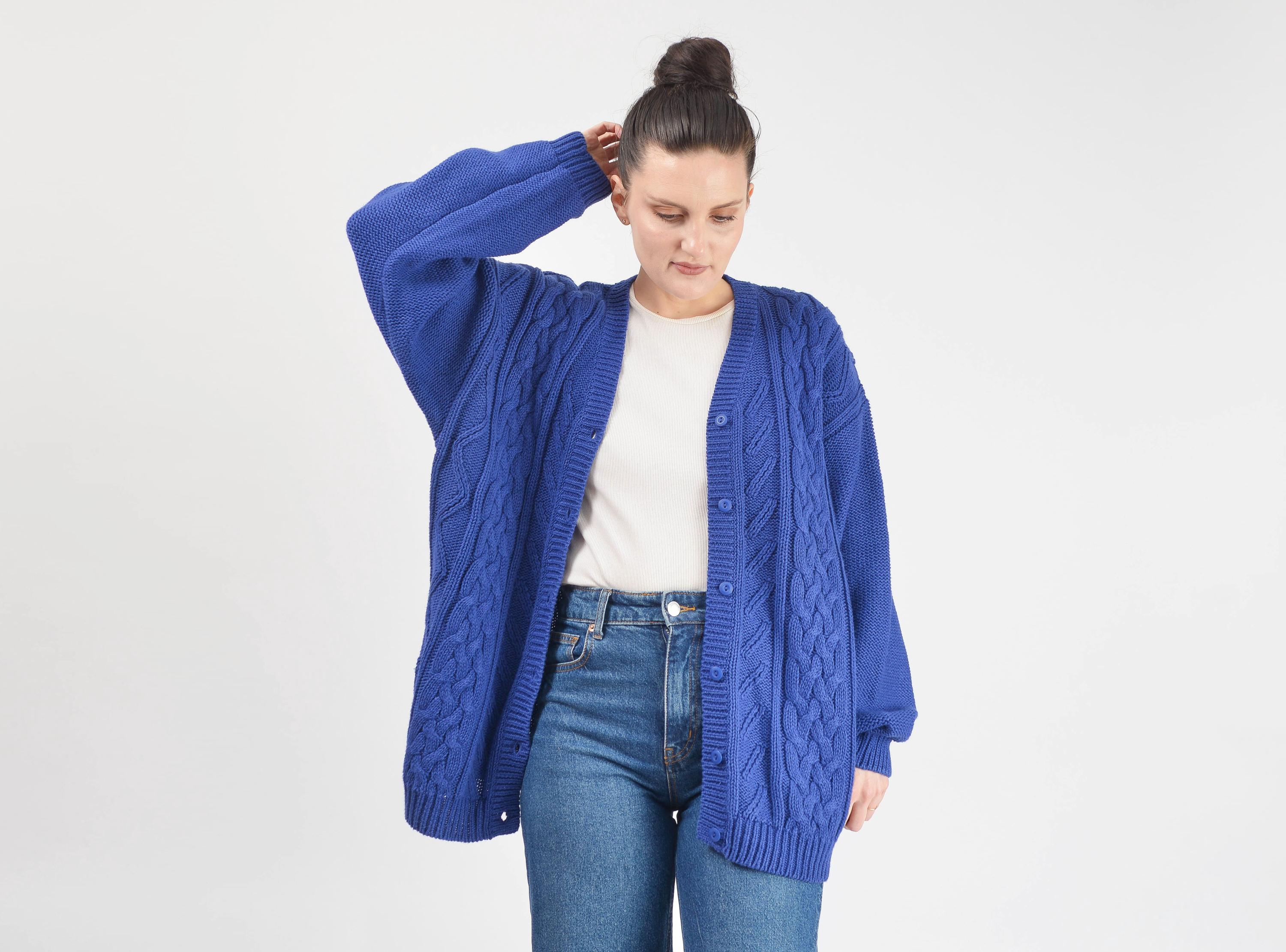 90s Cotton Cardigan - Etsy