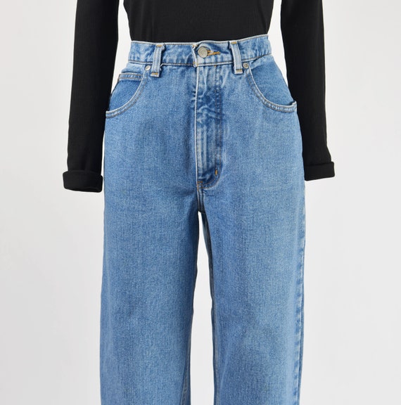 Geoffrey Beene Jeans 90s Vintage High Waisted Tap… - image 4
