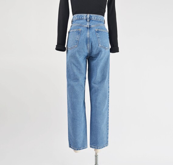 Geoffrey Beene Jeans 90s Vintage High Waisted Tap… - image 6