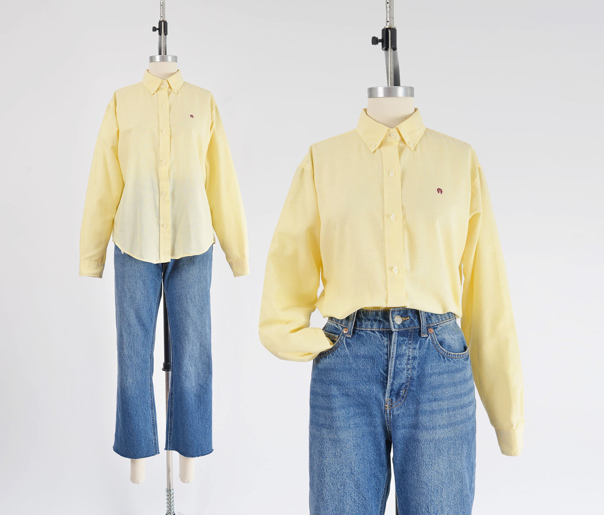 Ameri VINTAGE - AMERI PLAIN BALLOON SLEEVE SHIRT ブラウン American Apparel Unisex 50/25/25 Triblend T-Shirt