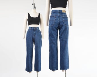 Lee Riders Mom Jeans 31 waist | Vintage 90s High Waisted Tapered Leg Dark Wash Denim Jeans Medium