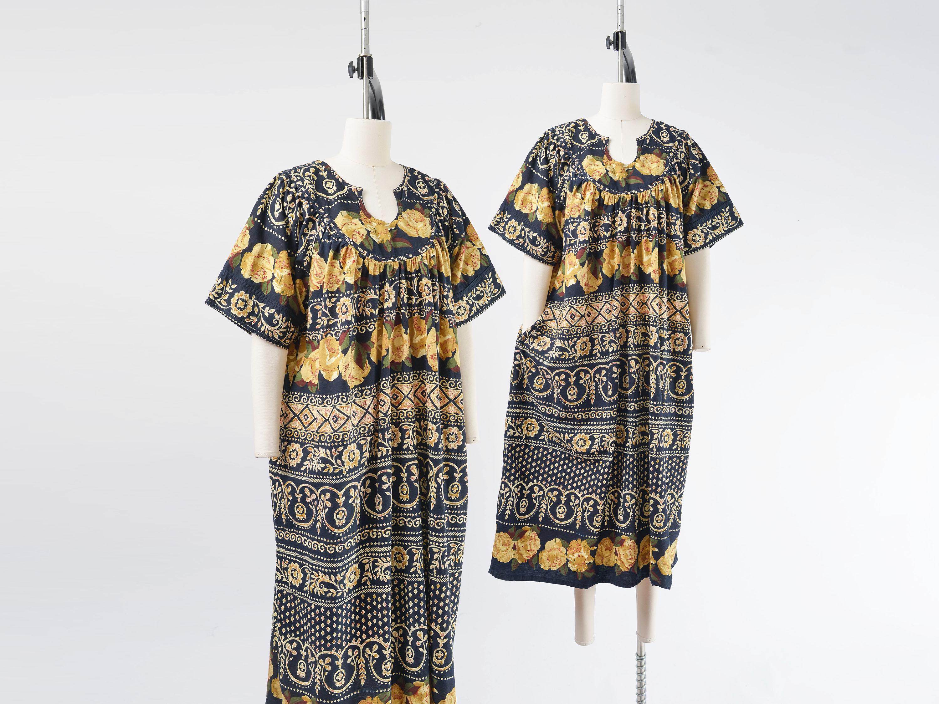 Vintage Cotton House Dress - Etsy