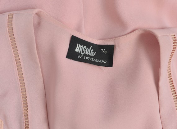 Pink Ursula of Switzerland Dress size S M | 70s V… - image 10