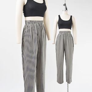 Vintage 90s Striped Pants - Etsy