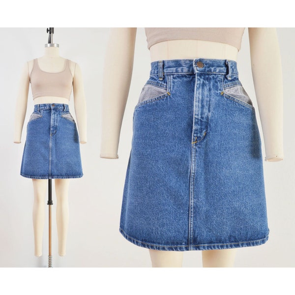 80s Denim Skirt - Etsy