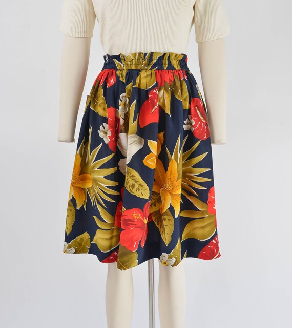 Tropical Floral Skirt size Medium | 90s Vintage S… - image 3