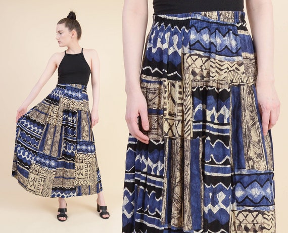 ethnic maxi skirt