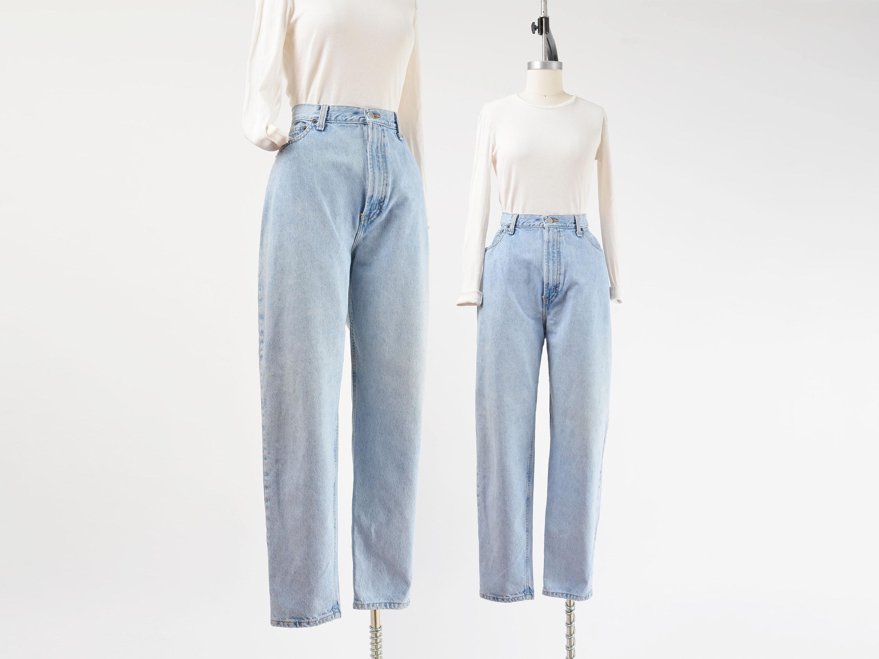 90s Zipper Jeans - Etsy