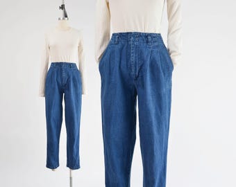 トップス ARMANI JEANS 90s High Neck Kint Vintage Armani Jeans Size S M | 90s High Waisted Tapered Leg