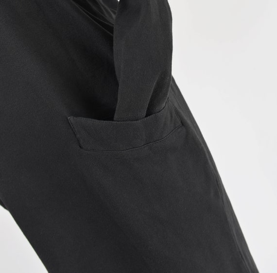 Black DKNY Dress | 90s Vintage Minimalist Cotton … - image 4