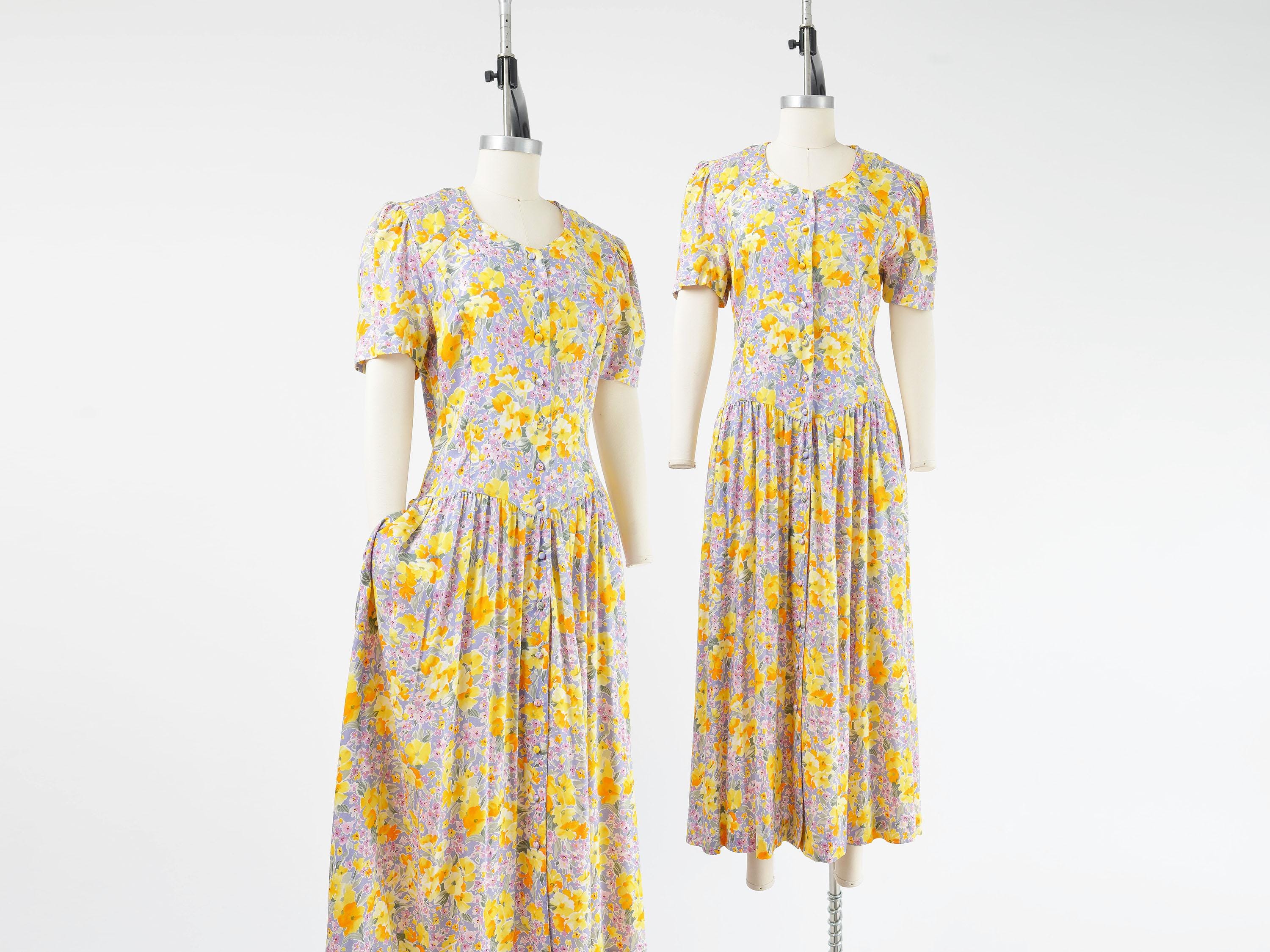 新品未使用 Laura Ashley 英国製ヴィンテージ ワンピース Sサイズ