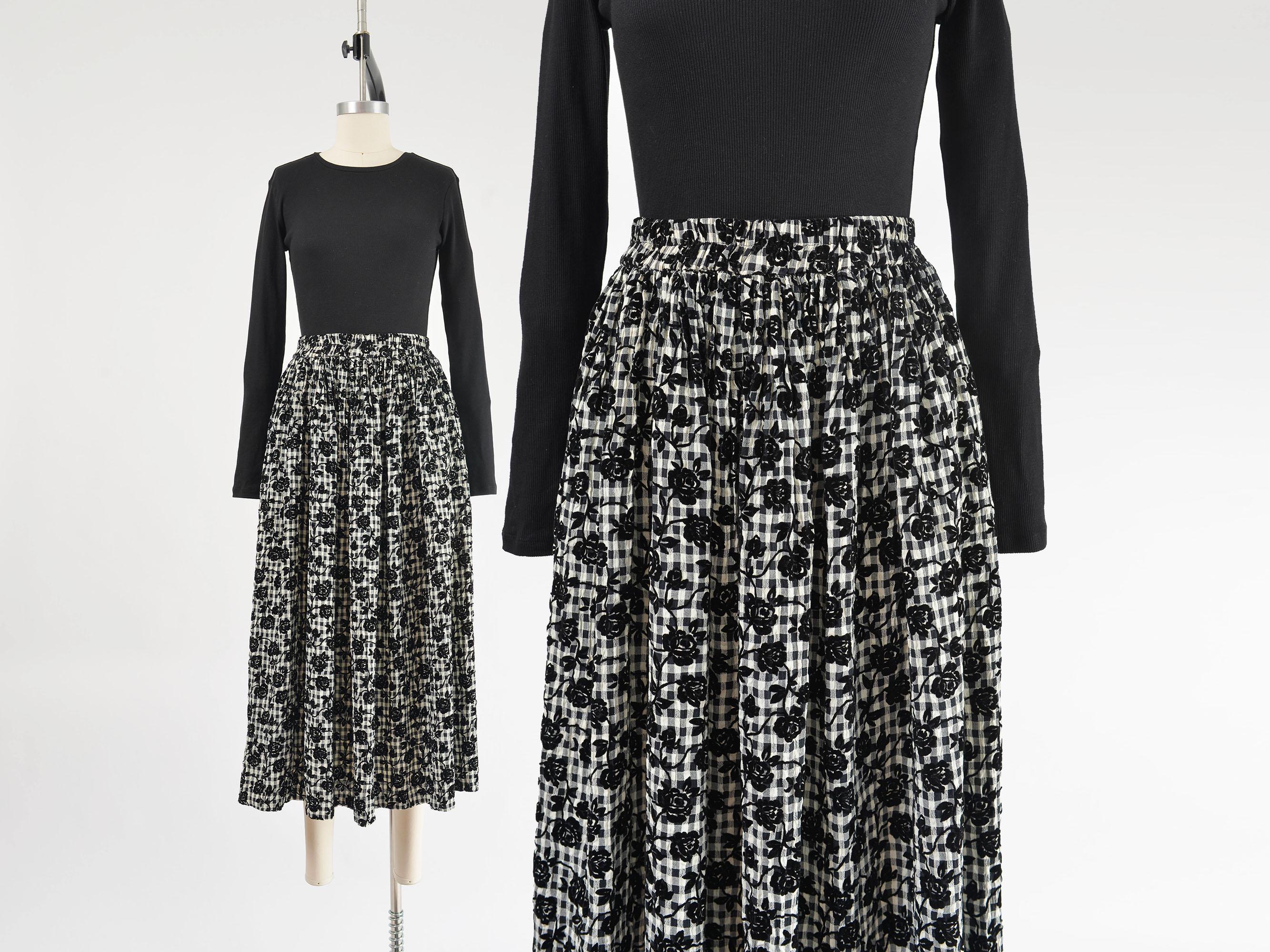 Gingham 90s skirt hotsell
