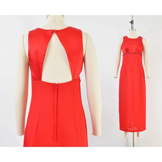 Red dress hotsell empire waist