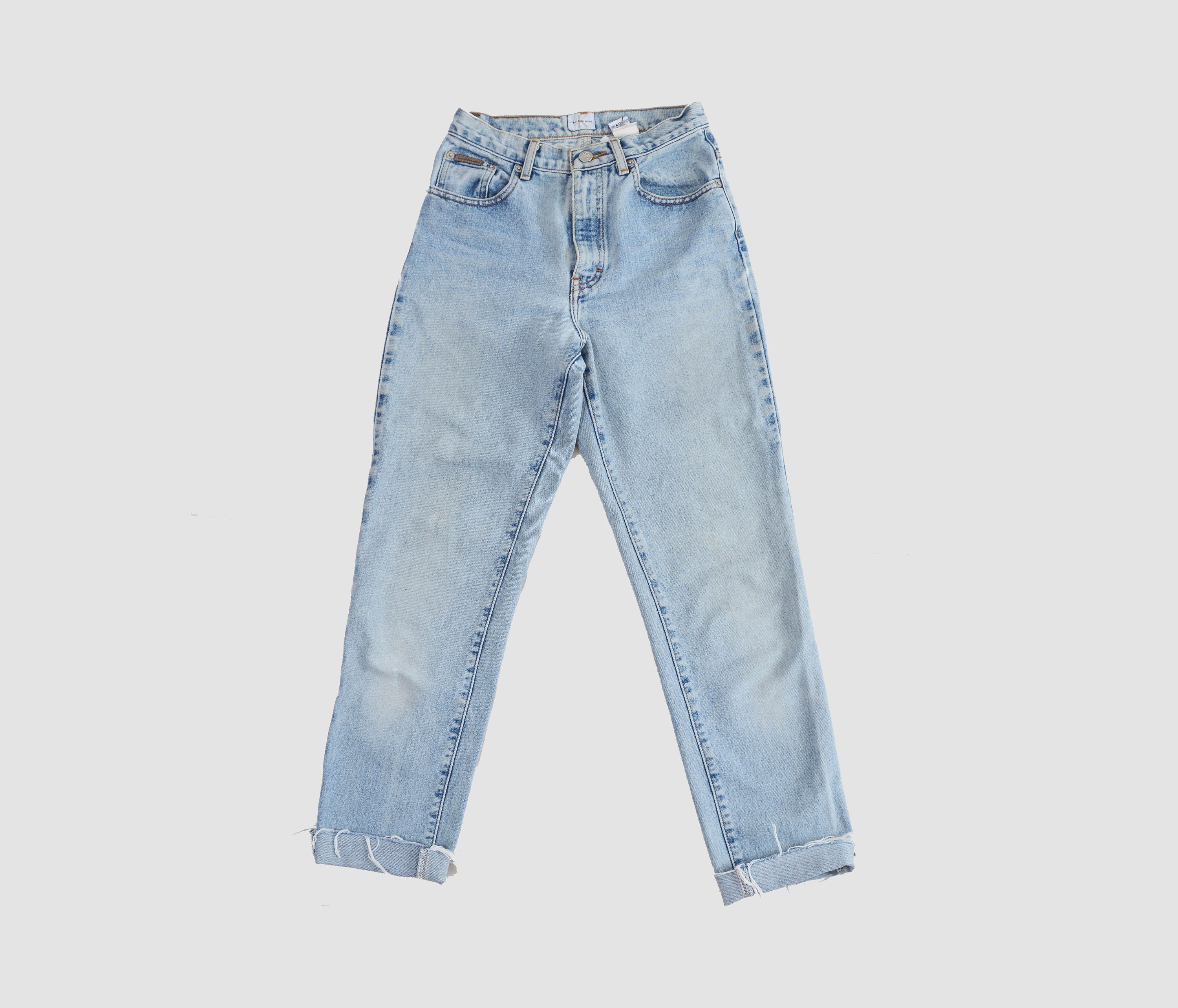 Calvin Klein Jeans 90s Vintage Light Wash Denim High Waisted - Etsy Calvin Klein Jeans 90s Vintage Light Wash Denim High Waisted - Etsy