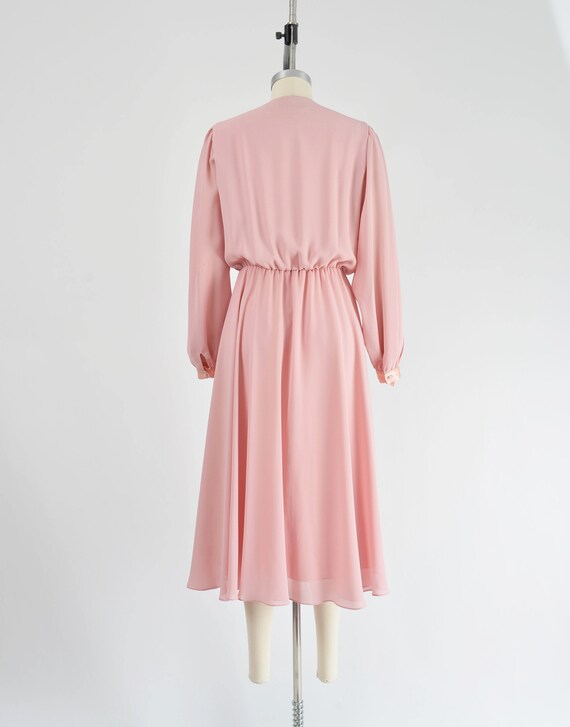 Pink Ursula of Switzerland Dress size S M | 70s V… - image 6
