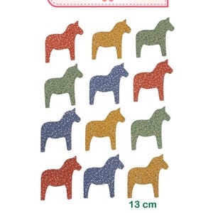 Traditional Cotton Laser Cut Horse Appliqué for Quilting | Vintage Fair Style Designs for Patchwork Projects
