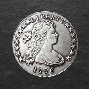 Antique 1796 Coin — Rare Late-18th-Century Collectible with Historic Charm Collectible Commemorative Coin for Coin Enthusiasts