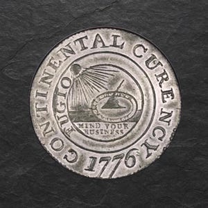 1776 Continental Dollar – Rare US Commemorative Coin Antique-Style Collectible for History and Coin Enthusiasts