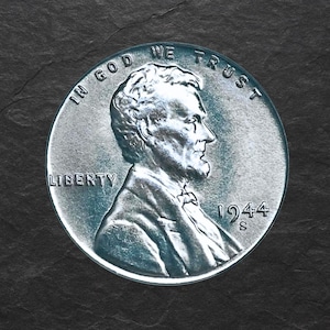 &quot;1944-S Steel &quot;&quot;Linlinlin Wschnitten Cent&quot;&quot; - &quot;&quot;Sammler-Gedenkmünze für Münzliebhaber.&quot;
