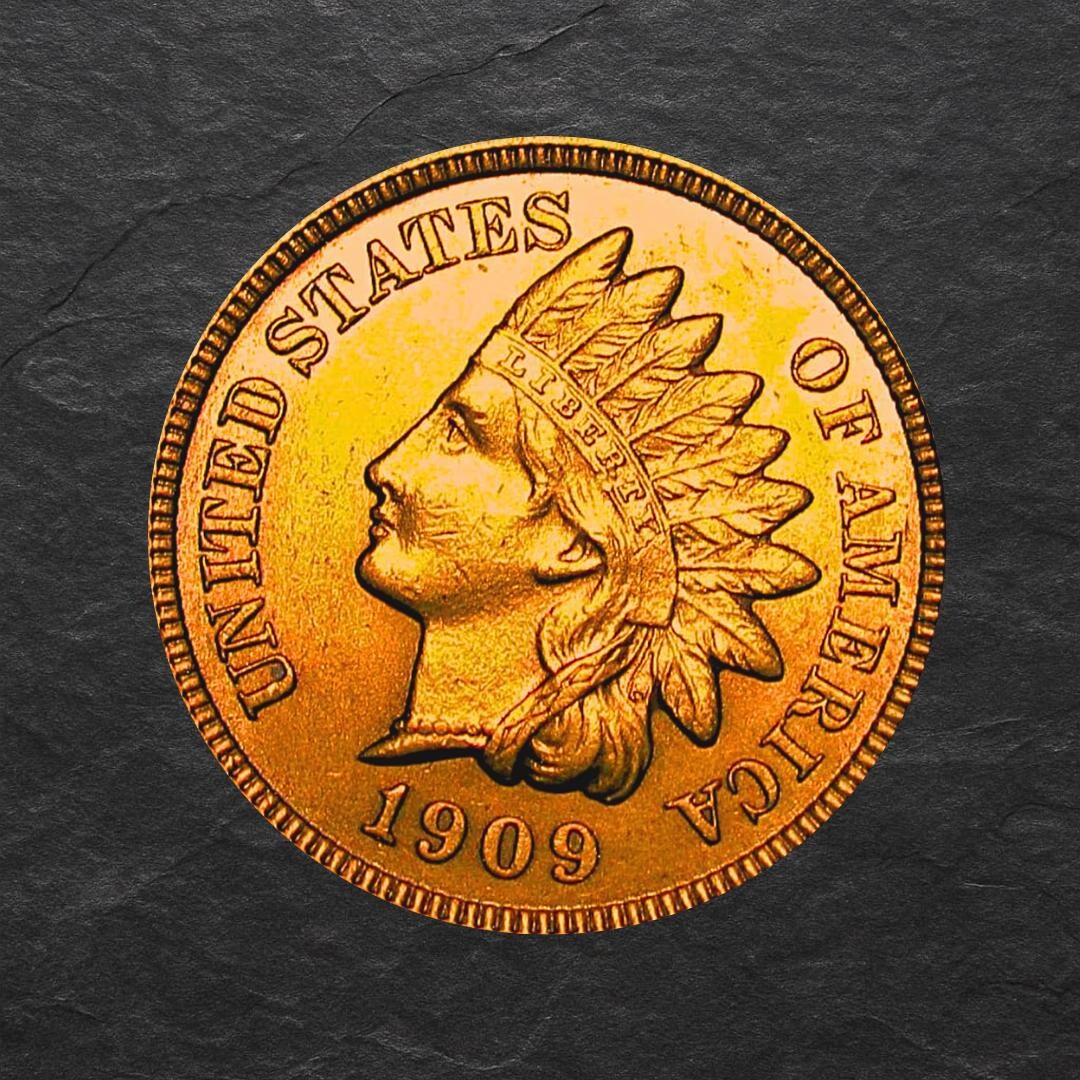 1909年インディアンヘッドセント — 発行最終年 — クラシックな初期