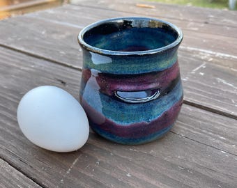Handmade Stoneware Egg Separator for Kitchen