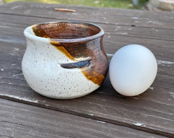 Handmade Stoneware Egg Separator for Kitchen