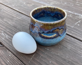 Handmade Stoneware Egg Separator for Kitchen