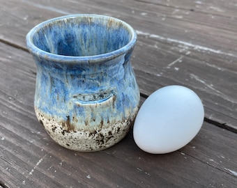 Handmade Stoneware Egg Separator for Kitchen