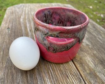Handmade Stoneware Egg Separator for Kitchen