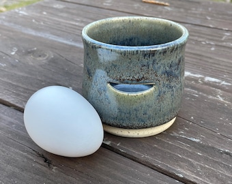 Handmade Stoneware Egg Separator for Kitchen