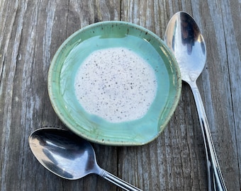 Handmade Stoneware Spoon Rest