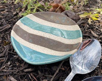 Handmade Stoneware Spoon Rest-Large