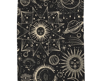 Celestial Velveteen Plush Blanket