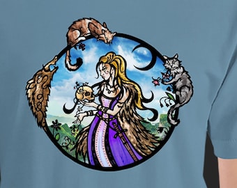 Freya Unisex T-shirt, Adult and Youth sizes, Norse Goddess, Viking Clothing, Pagan tee