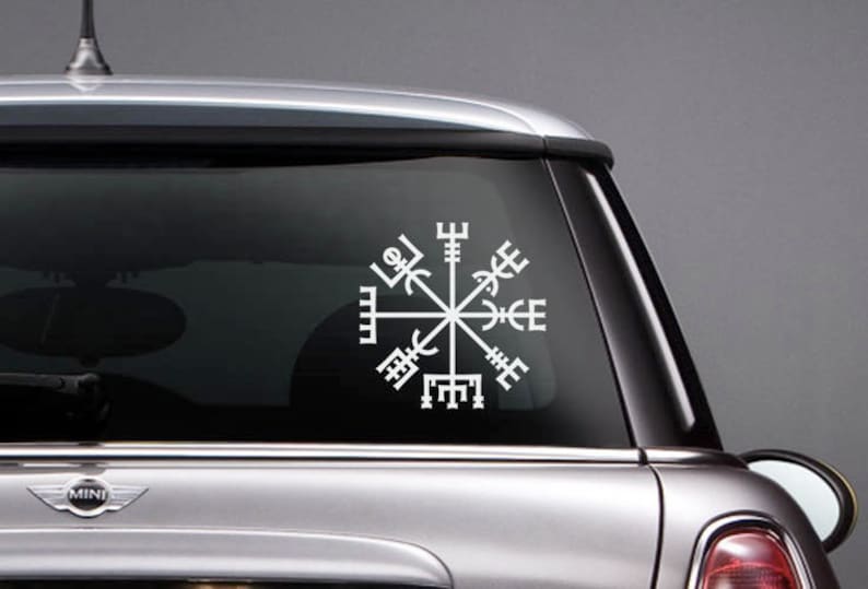 Vegvisir Norse Mythology Viking Vinyl CAR DECAL Pagan Asatru Etsy