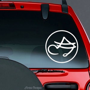 Lucifer Dukante Sigil Vinyl-Autoaufkleber Okkultes Siegel des Satans, Luziferianismus