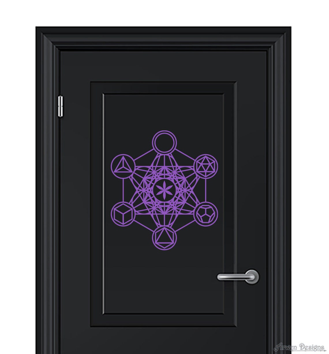 Metatron's Cube Platonic Solids, Sacred Geometry Symbol, Vinyl CAR ...