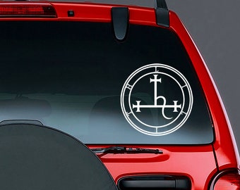 Lilith Sigil Vinyl CAR DECAL Occult, Wiccan Witch, Goddess Symbol