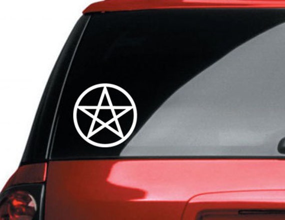 Lucifer Sigil Pentagram Leviathan Wall Decal Vinyl Sticker Sign Satanic  Goth Decor Window Door Sign Gothic Gift Wall Art Poster Mural 1708 