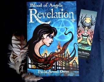 Signed Book, Blood of Angels - Revelation, Young Adult Paranormal Romance, Author signed and personalized