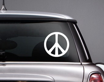 Peace Sign DECAL Vinyl Car Decal New Age Hippie Sticker